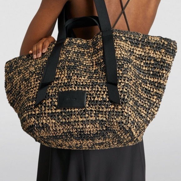 All Saints Bags Allsaints Jacqueline Straw Tote Bag Poshmark